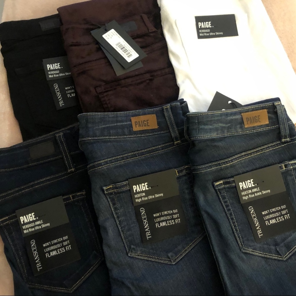 BNWT Paige Jeans Lot of 6